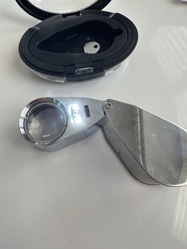 40x magnifier with lights - 40x,