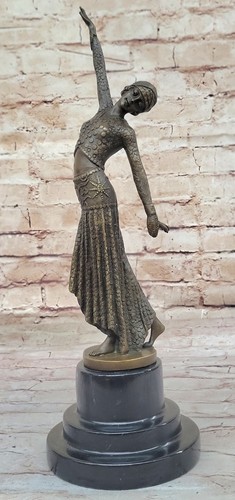 Vintage nouveau bronze demetre - vintage,