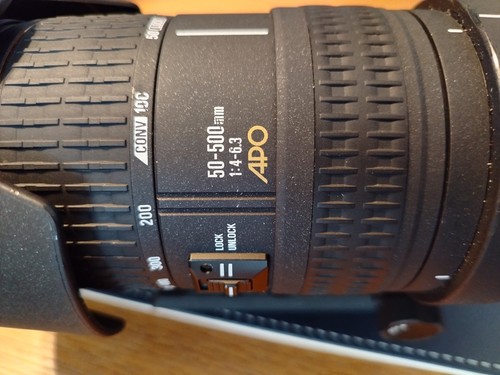 Sigma apo 500mm 6 3 - 50-500mm, f4.5-6.3