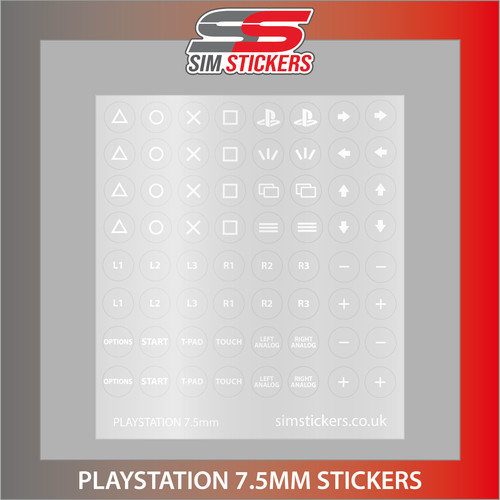 Clear 5mm round playstation - clear,