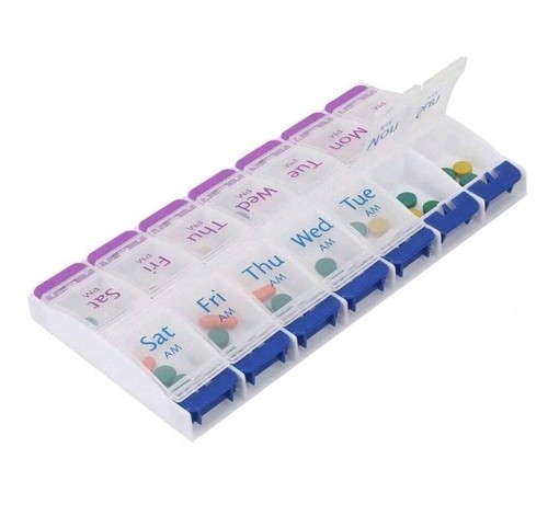 Compartment pill box 7 - 14, ,