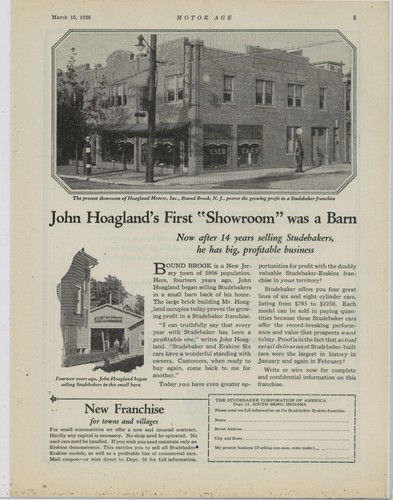 1928 studebaker hoagland - studebaker,