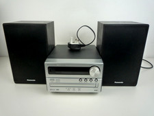 PANASONIC SA-PM205B MINI HI-FI SYSTEM USB,BLUETOOTH,DAB,FM,CD & AERIAL NO REMOTE