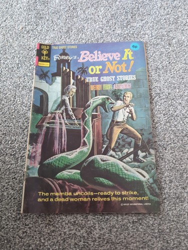 Vintage gold key - key, comic