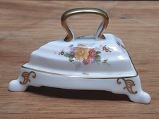 A Royal Crown Derby Paperweight - Posies Iron on Stand - 8 cm Long - 2nd