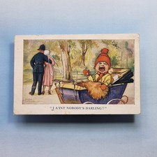 Fred Spurgin Postcard 1927 Crying Baby Policeman Courting Couple