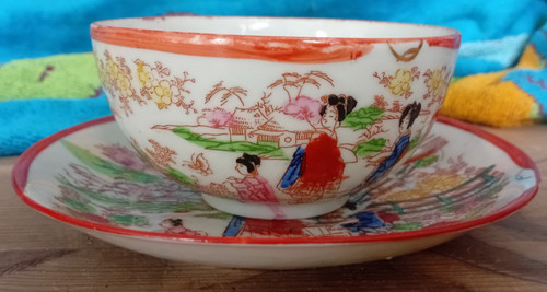 Vintage geisha tea - geisha,