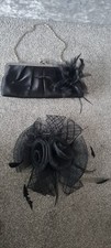 Ladies Black Fascinator &