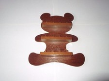 12pc Teddy Wooden Thimble