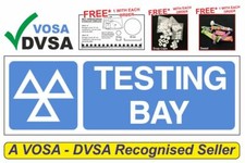 MOT TESTING BAY SIGN | MOT