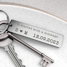 Valentines Keyring Gift First