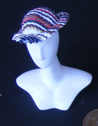 Dolls house ladies - hat, multi