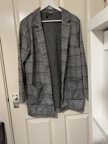 Ladies grey checked - ladies, trench
