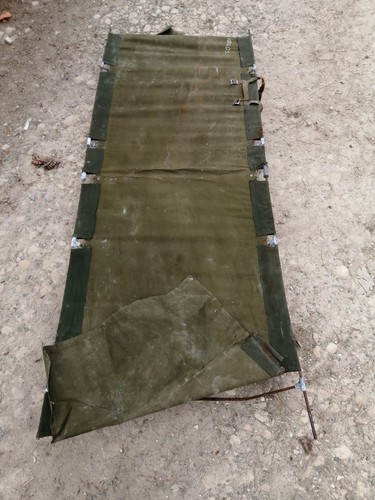 British army canvas - army, bed