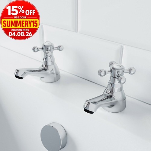Traditional bathroom bath taps - bathroom,