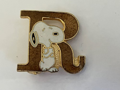 Vintage snoopy letter - snoopy, r