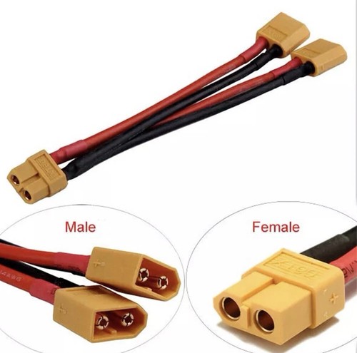 Male female cable xt60 - male,