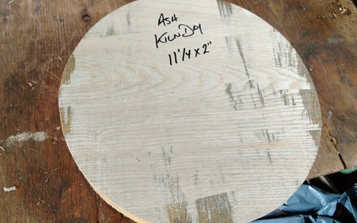 Ash bowl blank wood - ash, turning
