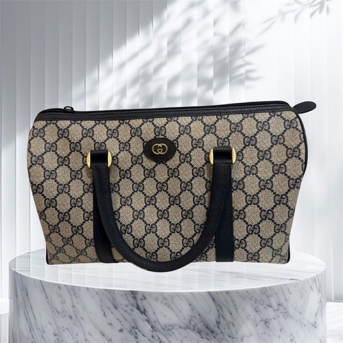 Gucci vintage canvas navy - gucci,