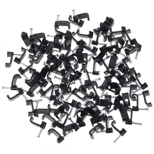 100 pcs black hooks - 100,