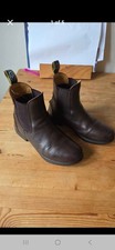 Childs Shires Moretta Lucilla Brown Leather Short Riding Jodhpur Boots Size 13