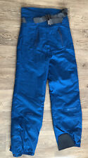 Vintage Womens GoreTex Ski Trousers Phoenix Shell Over Pants Blue Medium UK 12