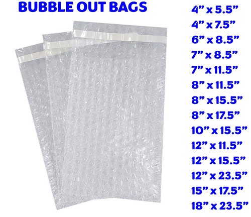 Bubble out bags protective - bubble,