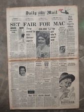 Newspapers 1962 back issues Birthday Gift Tabloid and Broadsheets