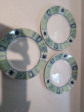 CHURCHILL JEFF BANKS PORTS OF CALL SUSSEX SIDE PLATES X3 VGC