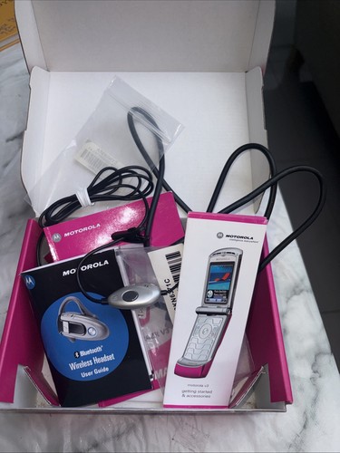 Motorola pink raze box - motorola,