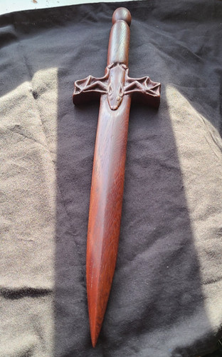Wooden bat dagger - wooden,, dagger,