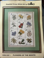 Cross Stitch Seasonal Flowers