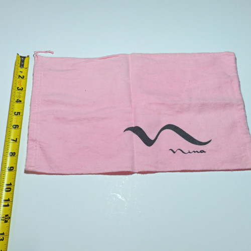 Nina shoes pink flannel fabric - nina,