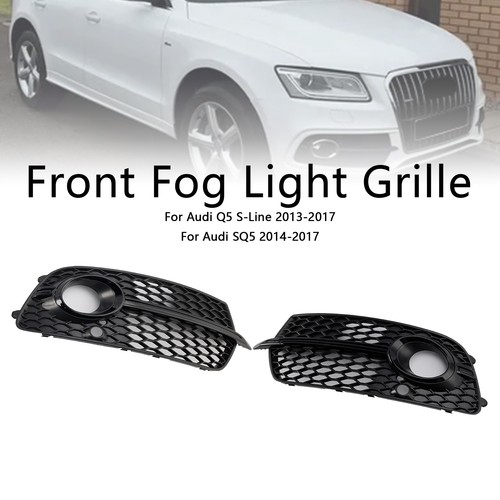 Front bumper fog light grill - front,