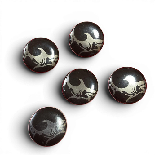 Satsuma buttons set black - buttons,