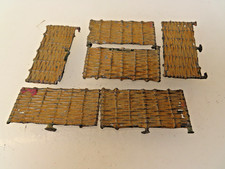 Vintage BRITAINS Painted lead lattice Fencing from the Zoo collection ..*