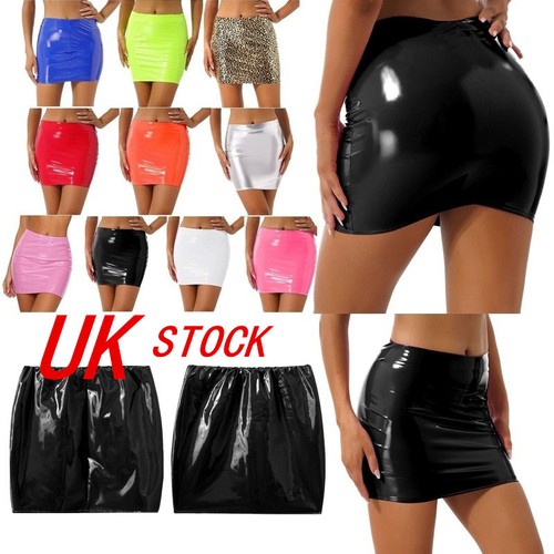 Women glossy wet look - uk,