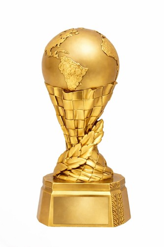 World football raised globe - world,