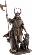 Loki Bronze Statue 35cm