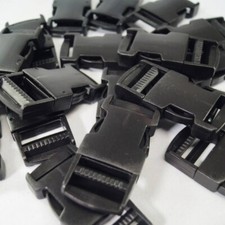 6 x SIDE RELEASE BUCKLES FOR WEBBING QUICK RELEASE 25MM