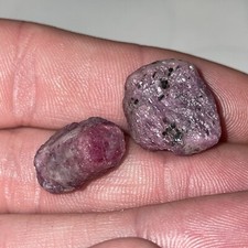 39Cts Unheated Natural Rough Mozambique Ruby Loose Stone Facet Grade Specimen 2
