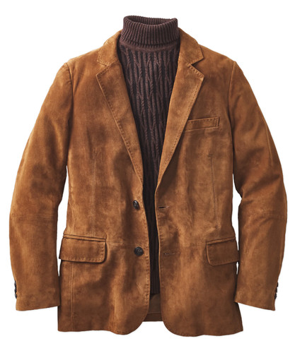 Men 100 real suede - suede, leather