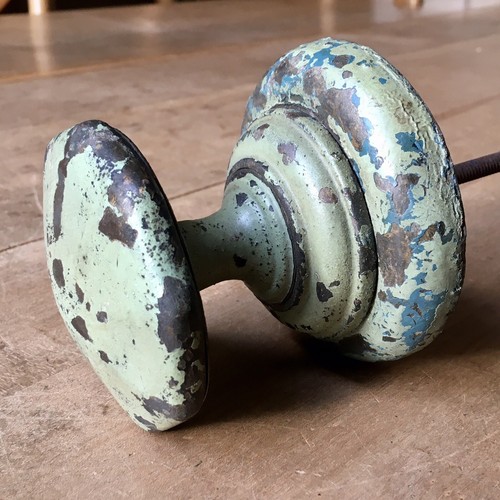 Antique french front door knob - antique,