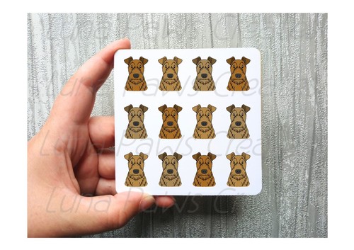 Irish terrier coaster - coaster,, novelty