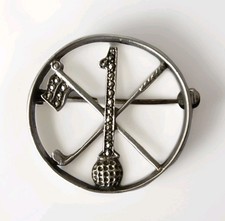 Golf Brooch Sterling silver