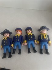 Playmobil Spares American Civil War Figures VGC Confederate Soldiers Vintage