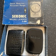 Sekonic Micro-Leader Exposure Meter L-98, + Case, Box, Manual