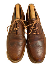 J. Shoes Men's Shoes Oxford Brown Leather Size 9.5UK. Model No:Chuck E7501 1308