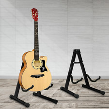 FOLDING GUITAR STAND FOLDABLE A-FRAME MUSIC FLOOR ELECTRIC ACOUSTIC BASS
