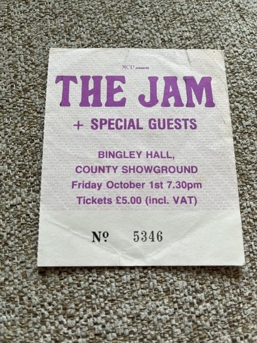 The jam paul - jam, ticket